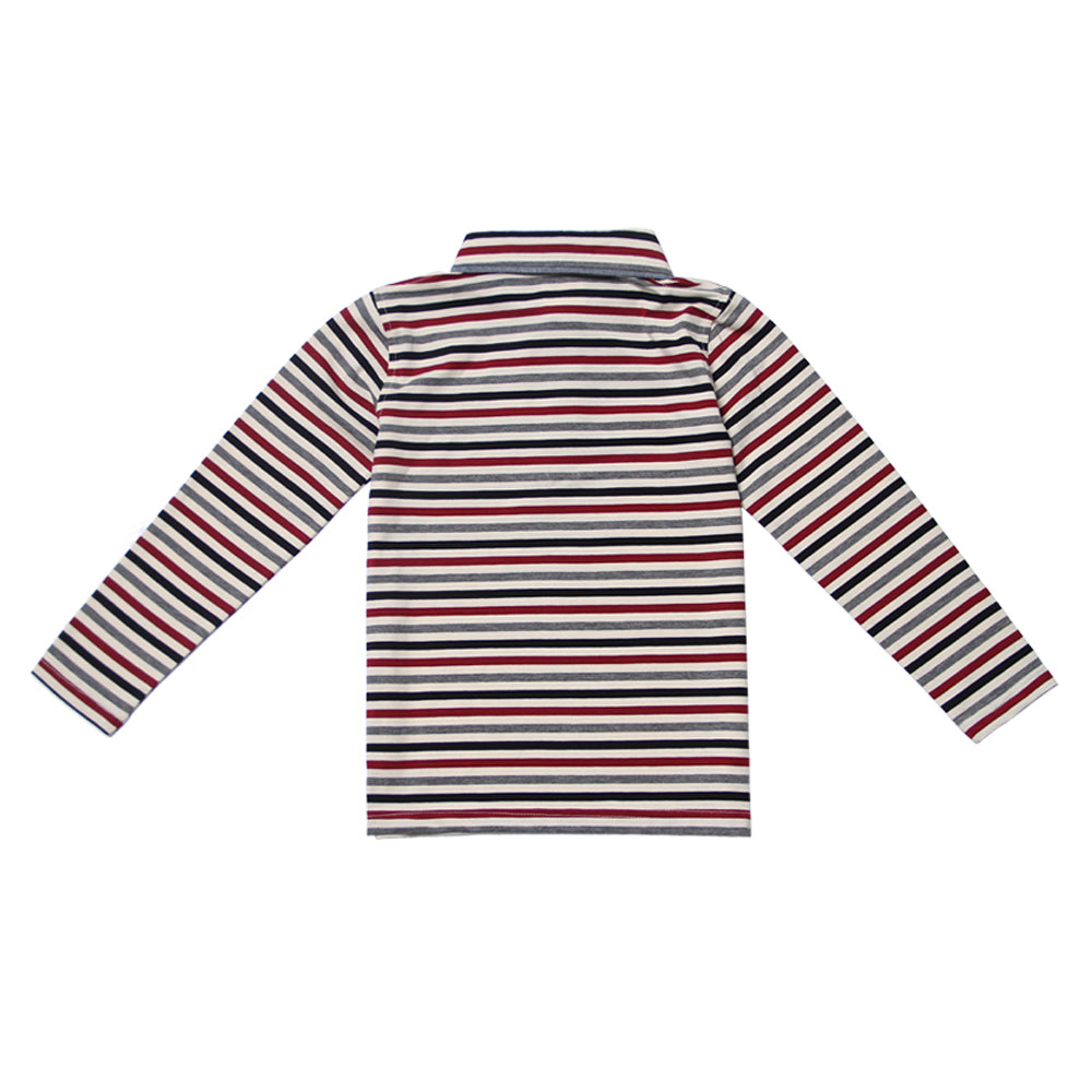 Multi Stripe Pocket Polo Shirt