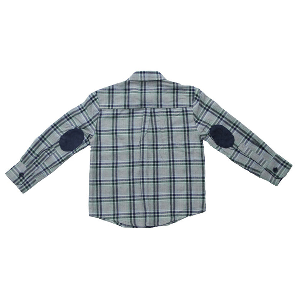 Nailhead Plaid Shirt for Boys