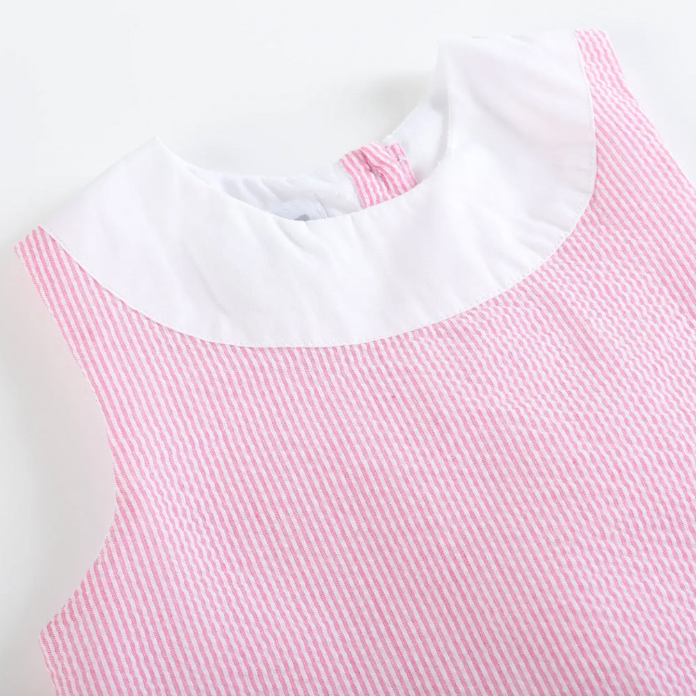 Pink Fuzzy Easter Bunny Swing Dress