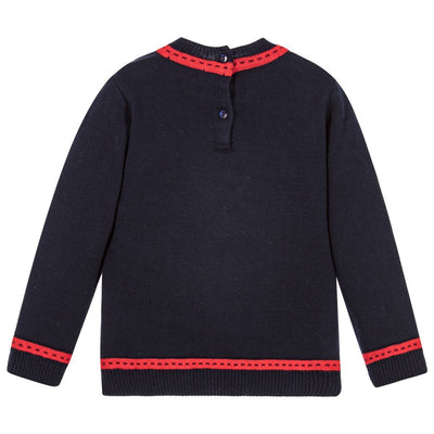 Girls Breezy Hearts Knitted Sweater