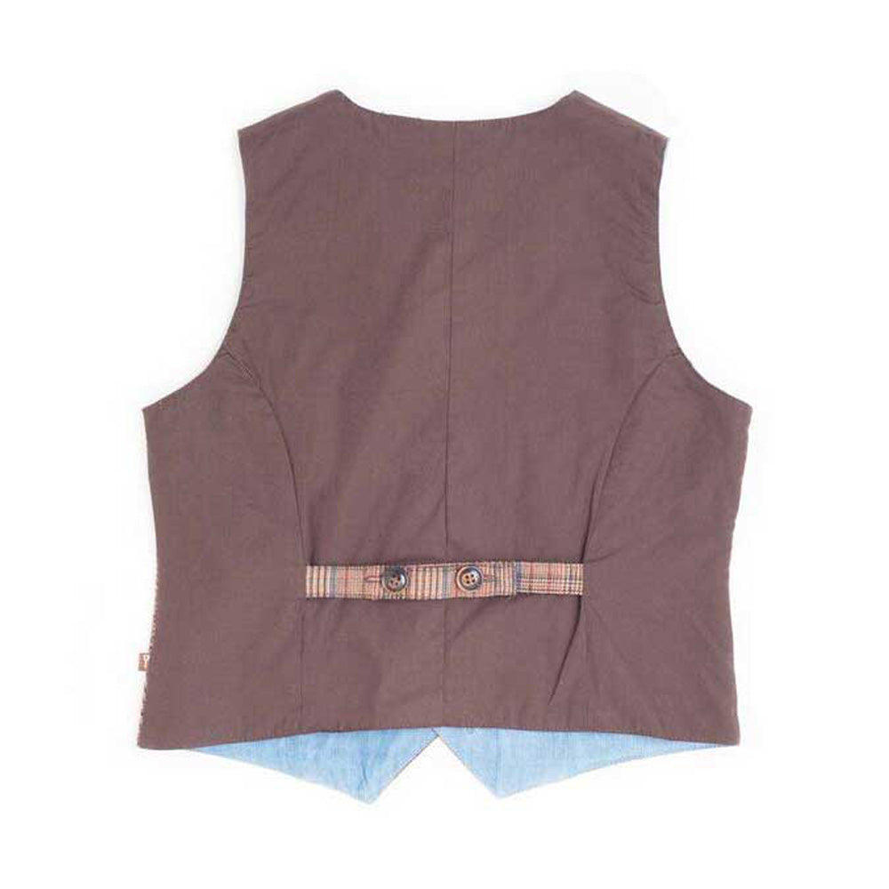 Boys Gentlemen Plaid Vest