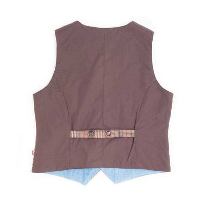Boys Gentlemen Plaid Vest