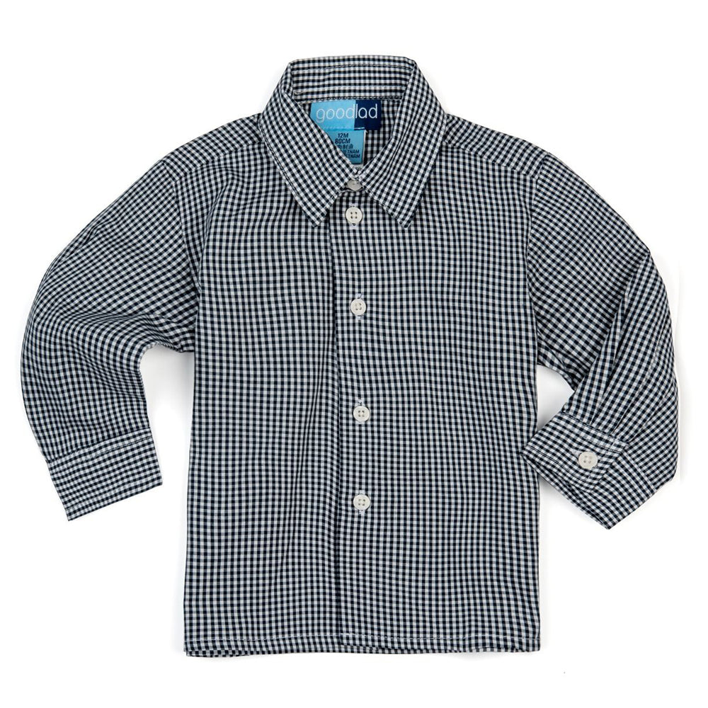 Boys Buffalo Plaid Peacoat 3 Piece Set