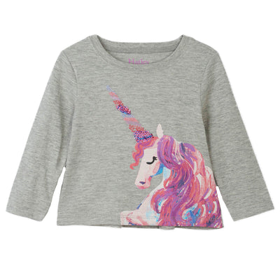Enchanted Unicorn Long Sleeve Baby Tee