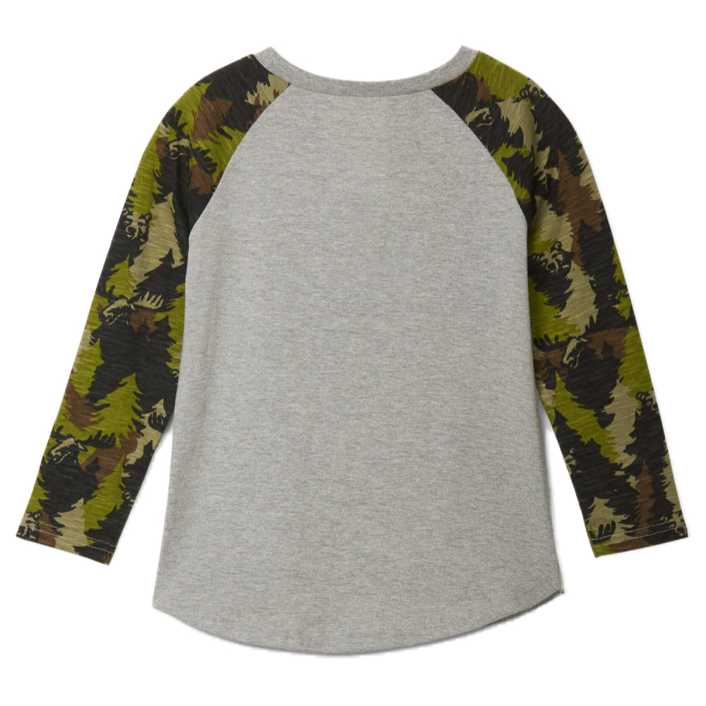 Forest Camo Raglan Tee