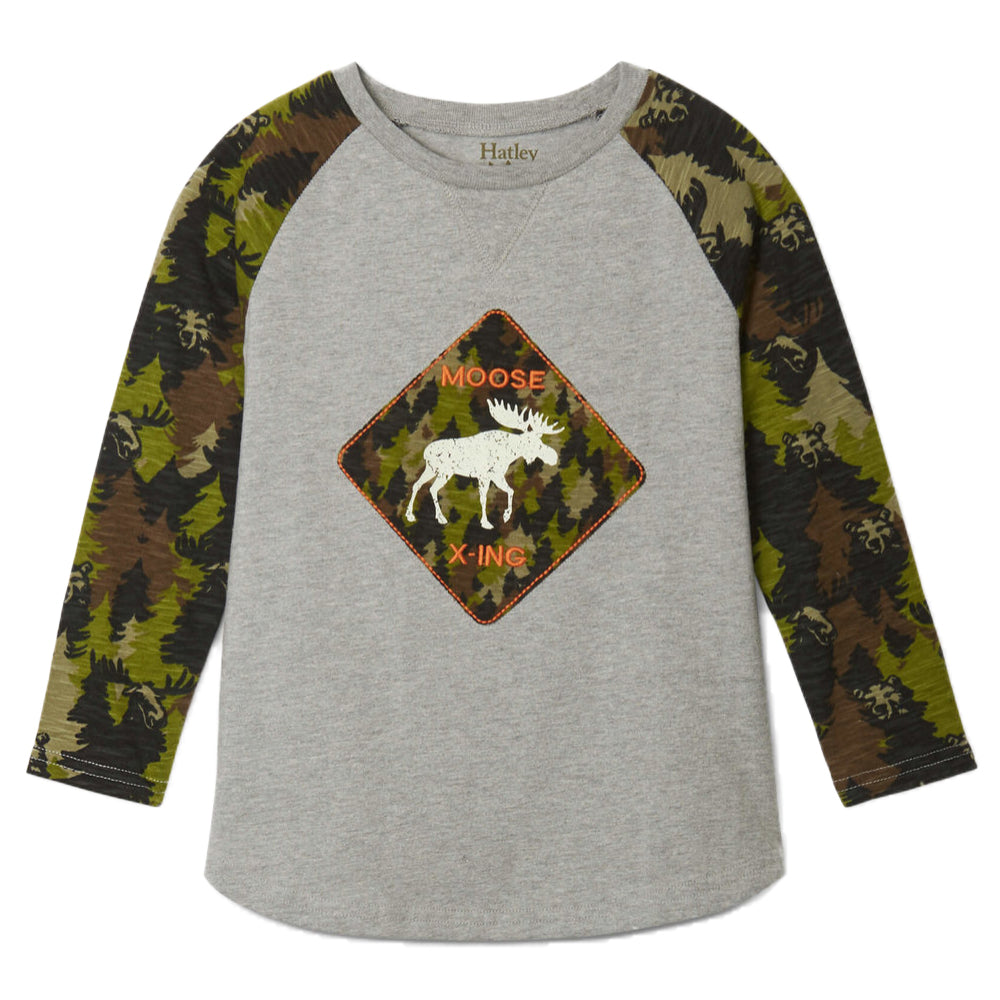 Forest Camo Raglan Tee