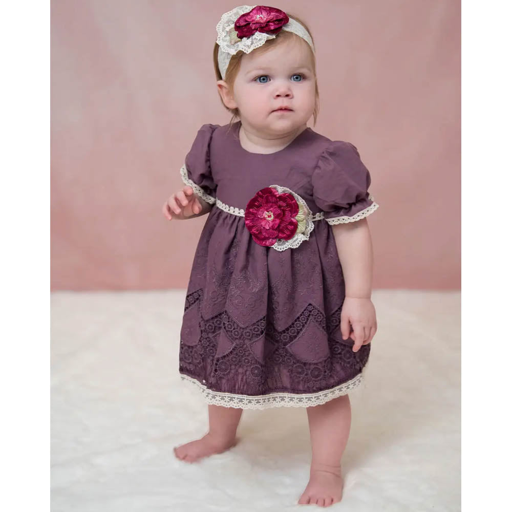 Violet Fields Baby Dress