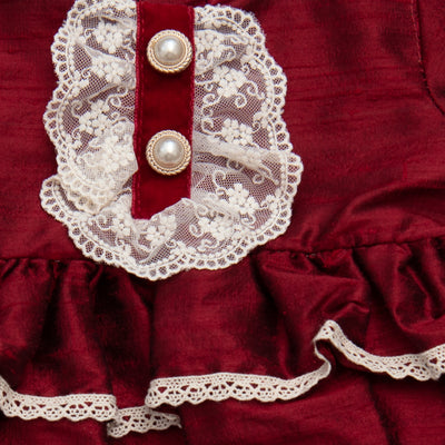 Baby Girl Colette Holiday Diaper Dress