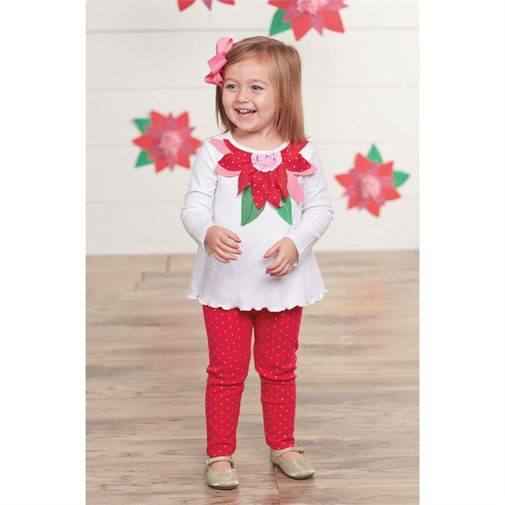 Poinsettia Tunic & Leggings Set