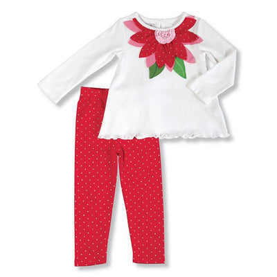 Poinsettia Tunic & Leggings Set