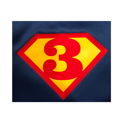 Superman Birthday Shirt and Cape Set