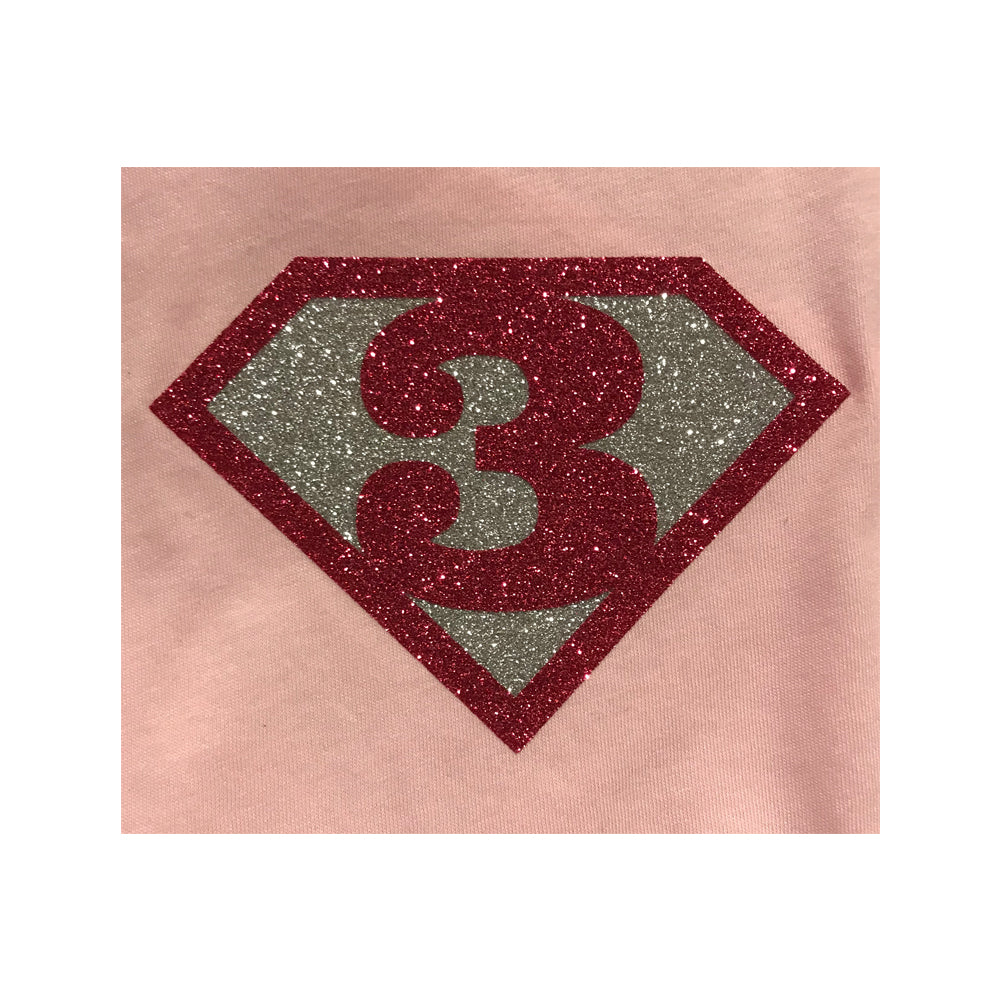 Supergirl Birthday Shirt and Cape Set