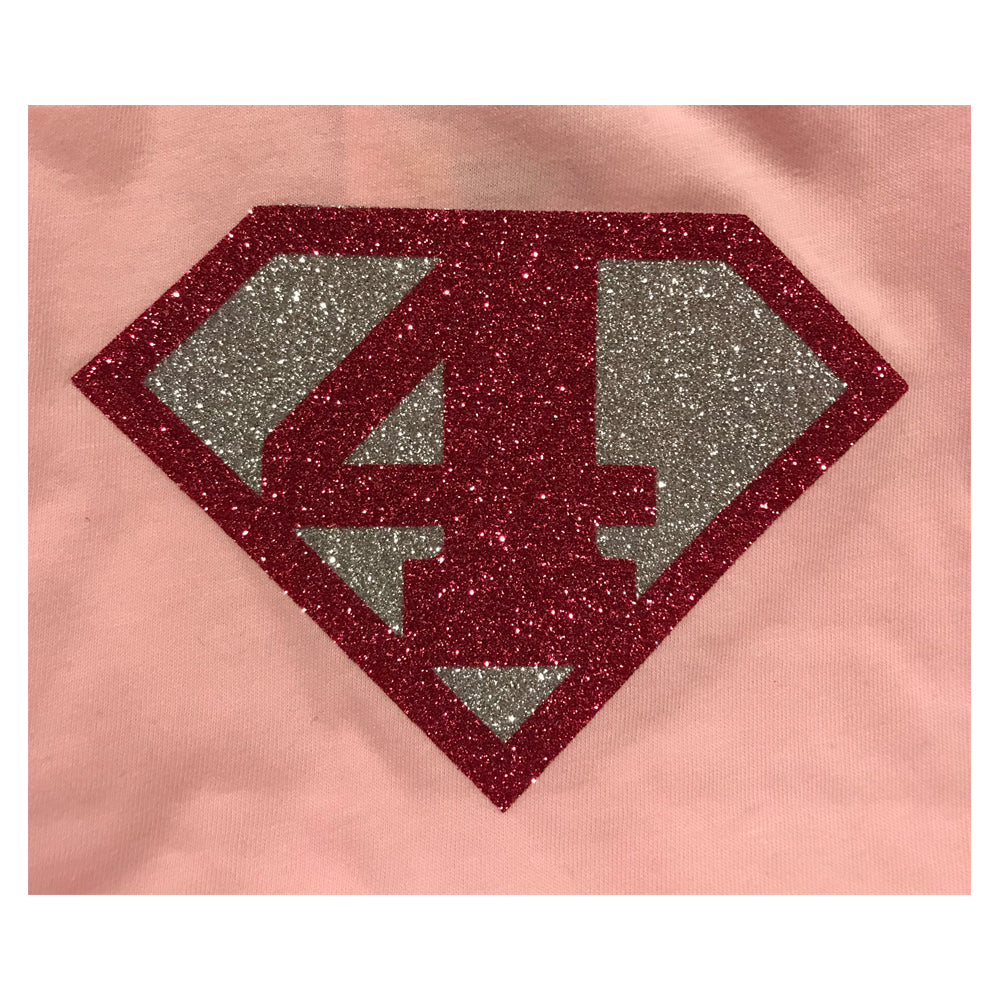 Supergirl Birthday Shirt and Cape Set