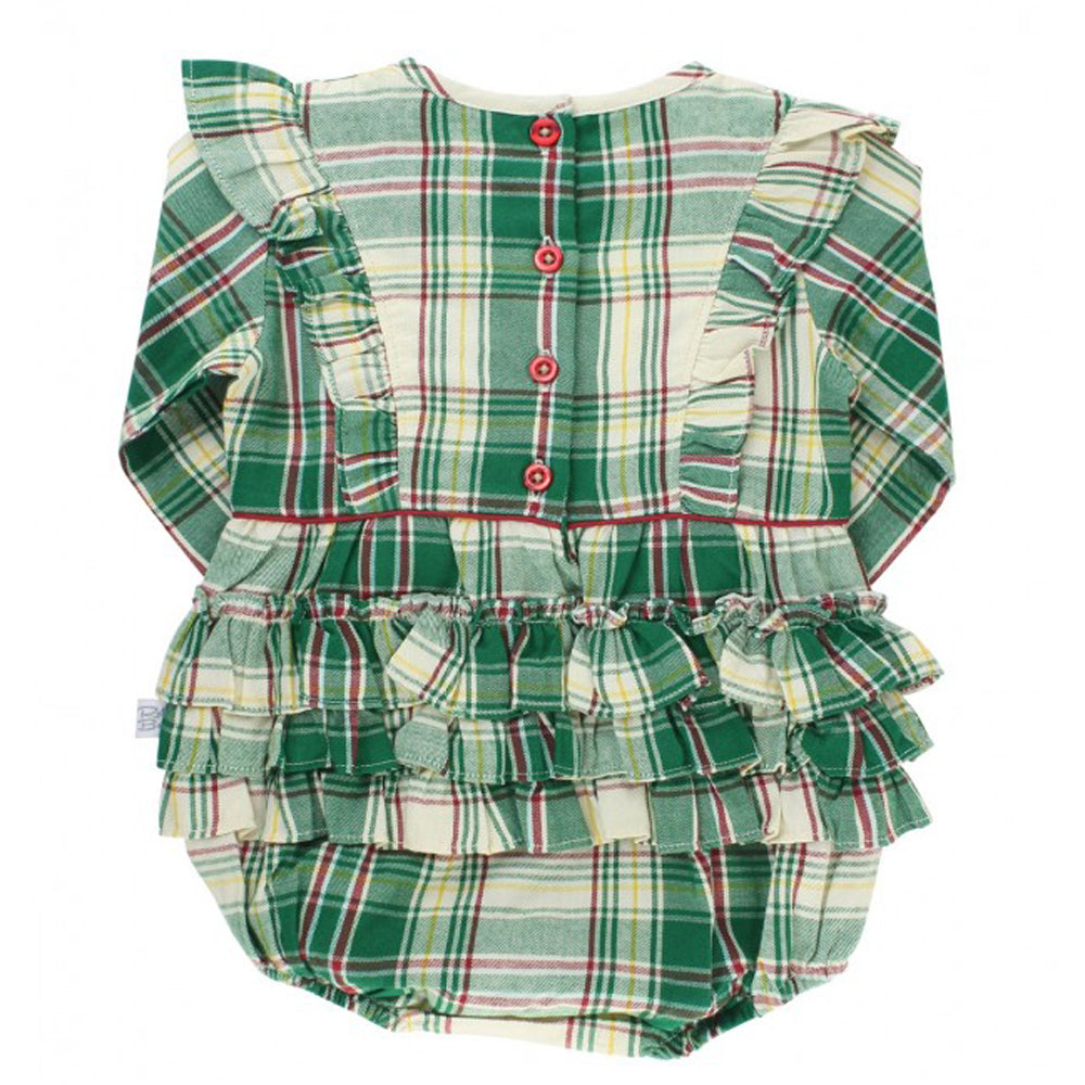 Hollis Plaid Waterfall Bubble Romper