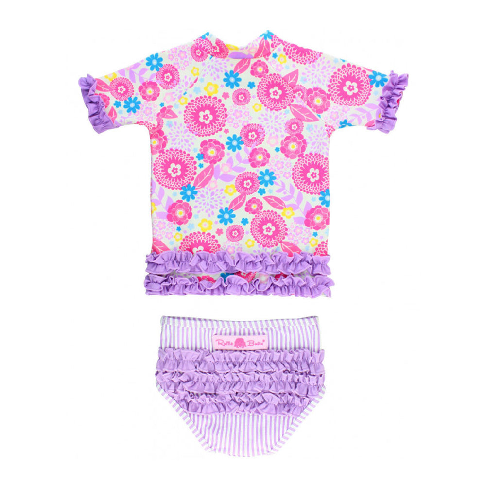 Blooming Buttercups Rash Guard Bikini