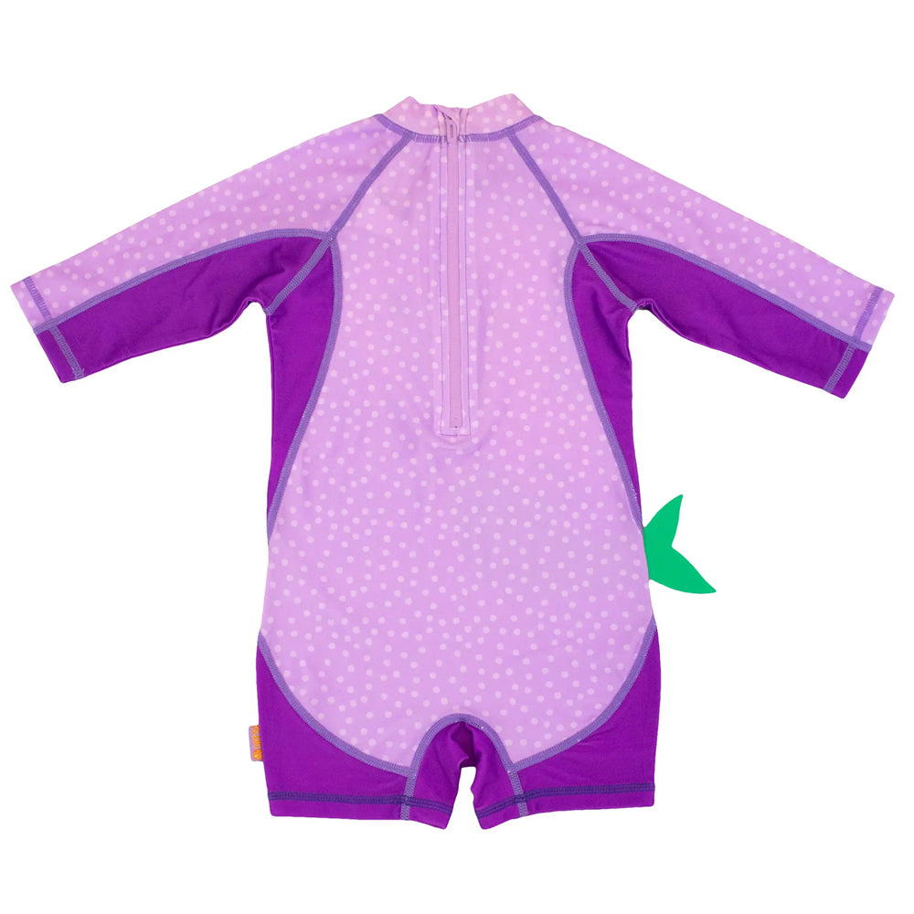 Baby and Toddler Girl Mermaid One Piece Surf Suit