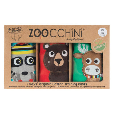 Forest Chums ORGANIC Boys Potty Training Pant 3 pc Set