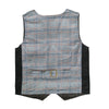 Nailhead Tweed and Plaid Reversible Vest for Boys
