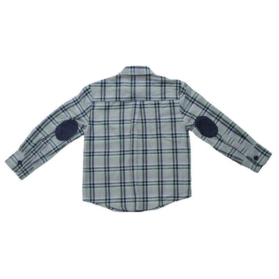 Nailhead Plaid Shirt for Boys