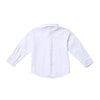 White Pindot Shirt for Boys