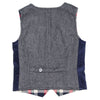 Herringbone and Ashton Plaid Reversible Vest for Boys