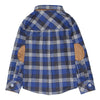 Blue Flannel Plaid Shirt for Boys