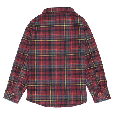 Log Cabin Flannel Shirt for Boys