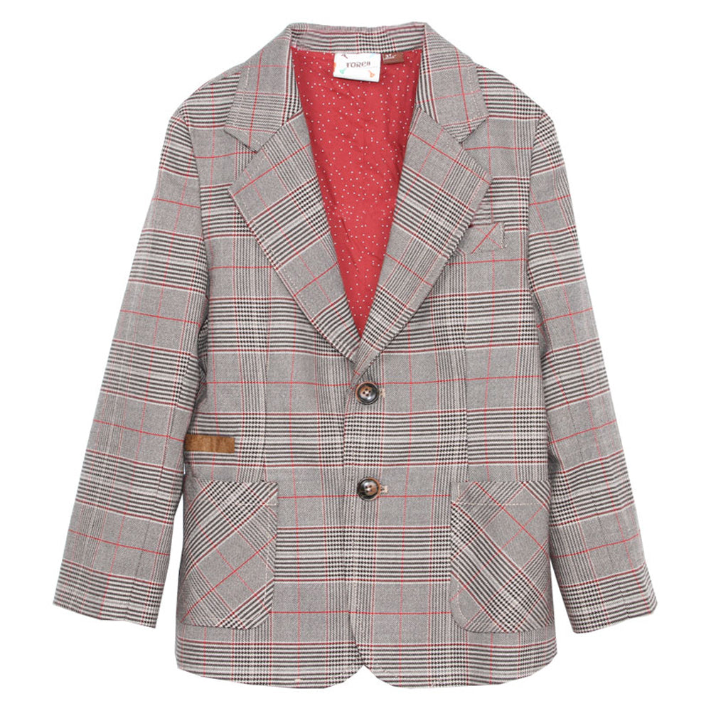 Manchester Plaid Blazer for Boys