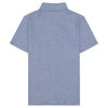 Boys Blue Knit Button Down Polo Shirt