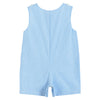 Blue Striped Bunny Train Romper