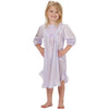 Lilac Traditional Long Sleeve Night Gown