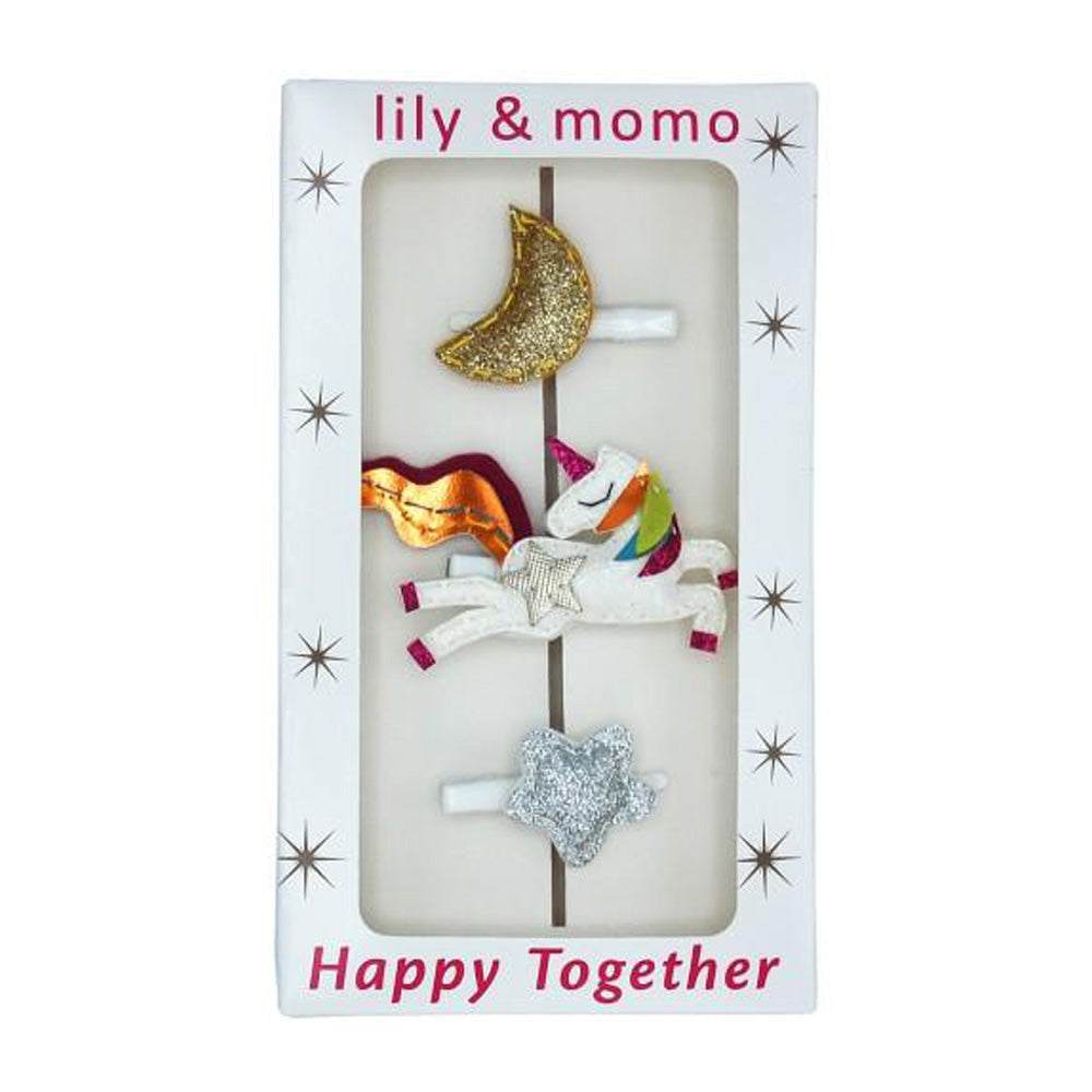 Unicorn Dreams Hair Clip Trio