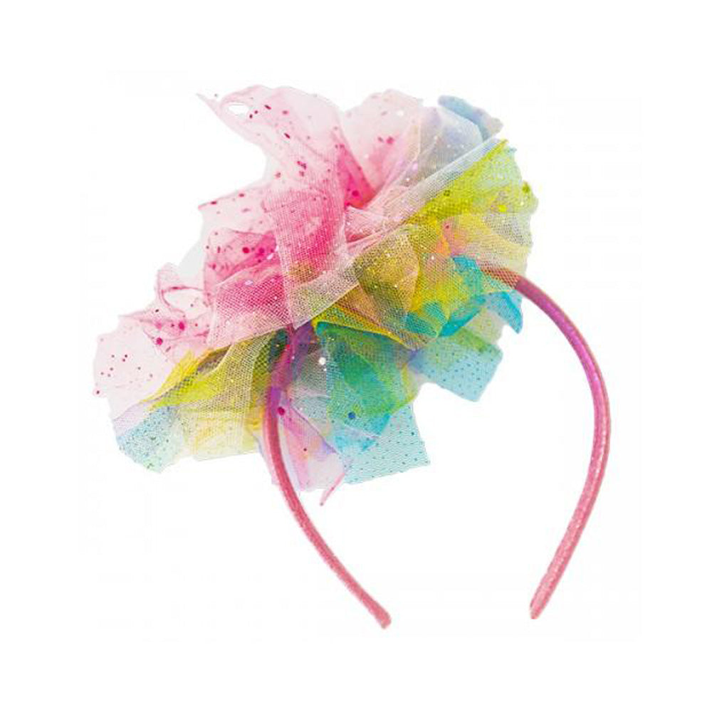 Rainbow Tulle Head Band