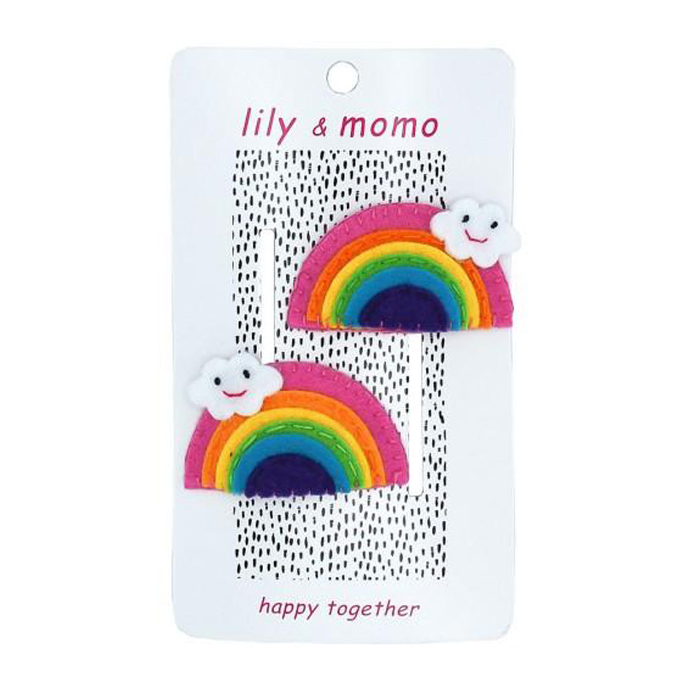 Sunshine Rainbow Hair Clips