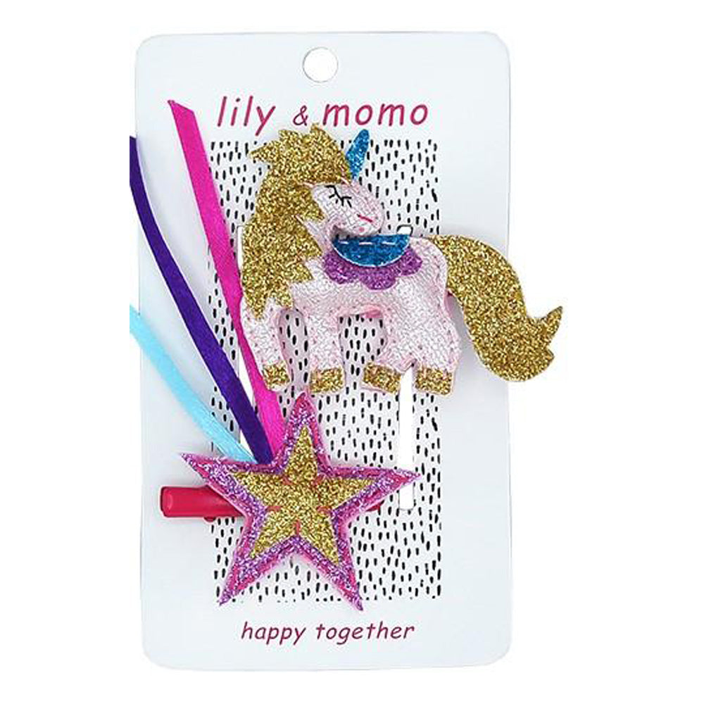 Starlight Unicorn Hair Clips