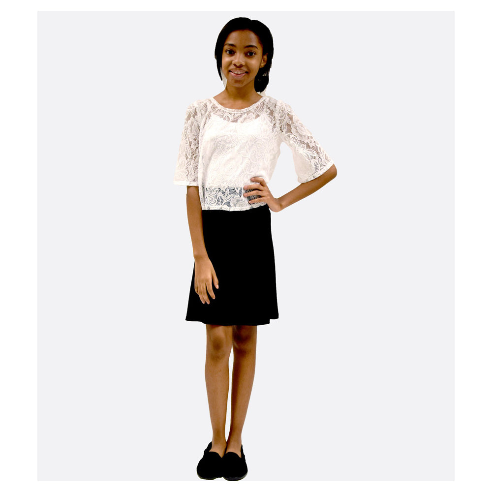 Black Short Yoga Skirt