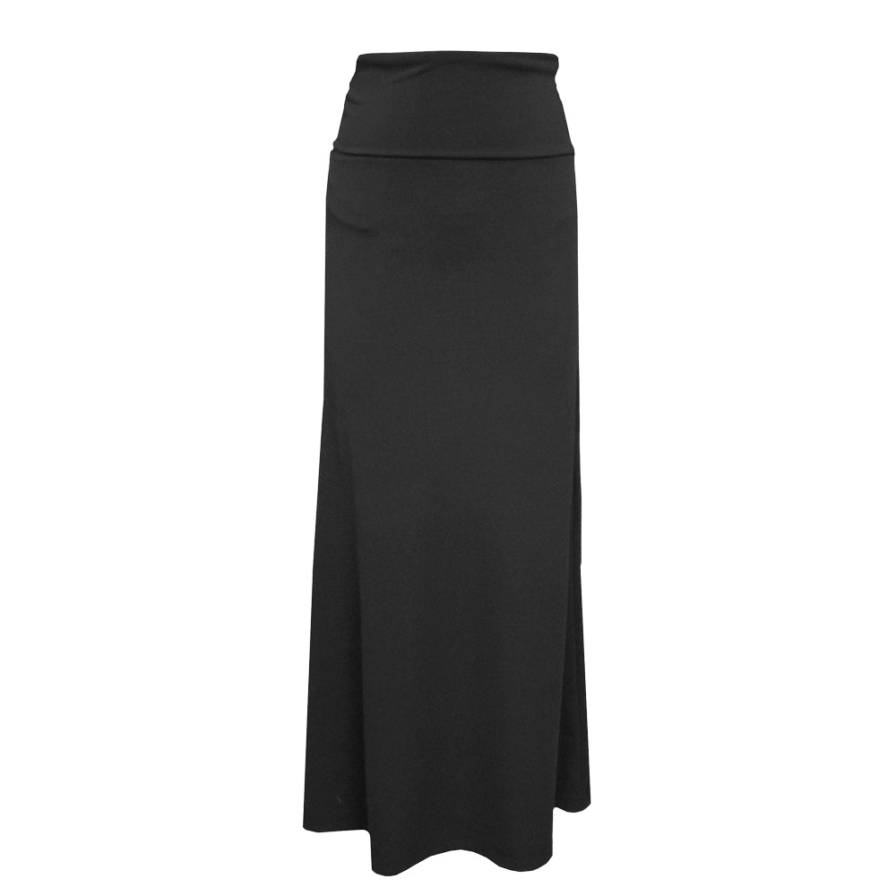 Black Long Yoga Skirt