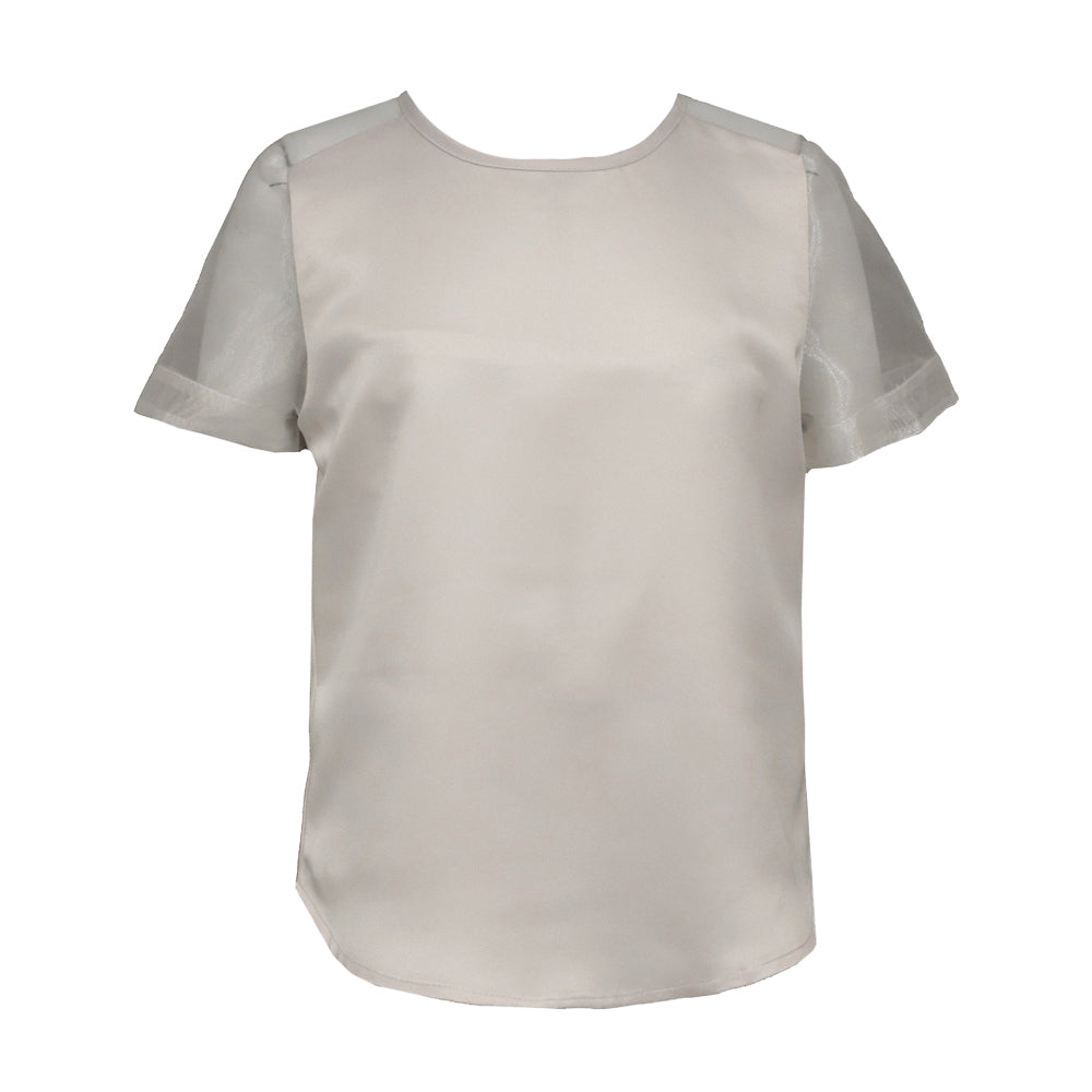 Illusion Sleeve Blouse