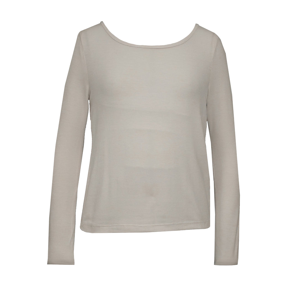 White Bow Back Shirt