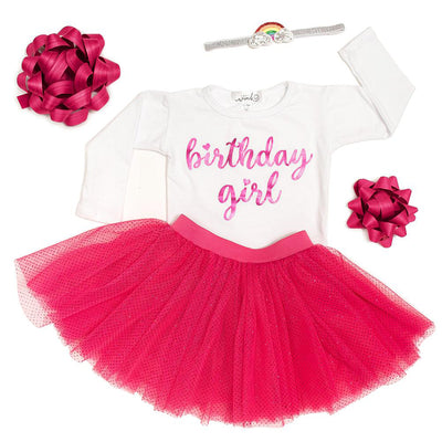 Birthday Girl White Long Sleeve Shirt