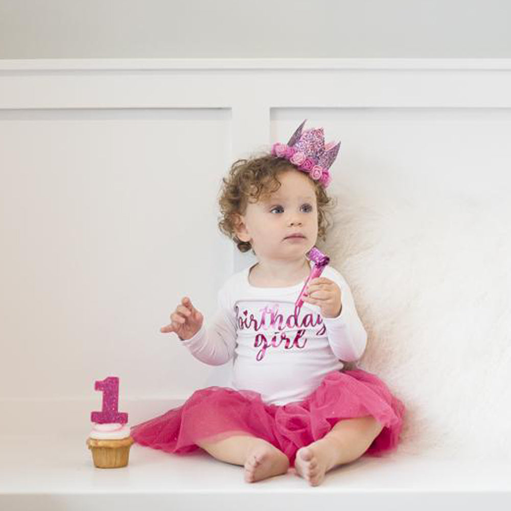 Birthday Girl White Long Sleeve Shirt