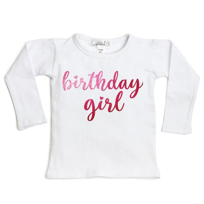 Birthday Girl White Long Sleeve Shirt