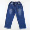 Little Girls 2T-6 Distressed Denim Rhinestone Star Jeans