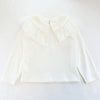 Toddler and Little Girls Lace Collar Top