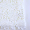 White Ribbed Back Floral Lace Sleeveless Top