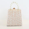 Pink Princess Bear Tweed Purse