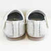 Silver Clear Stone Flat Dress Shoes