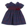 Girls Purple and Burgundy Plaid Dress