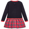 Lovely Rain Knit and Plaid Dress