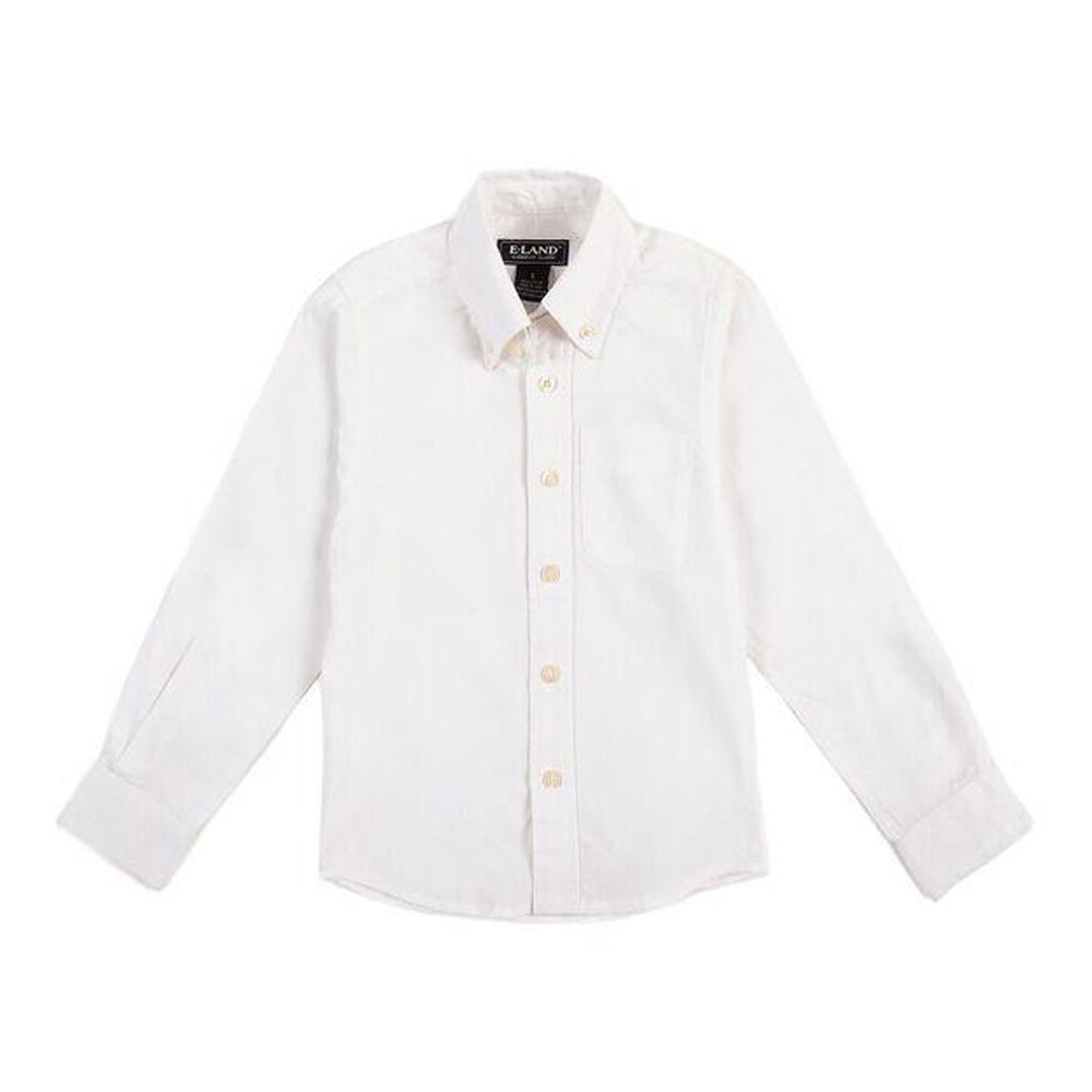 White Oxford Solid Button Down Shirt